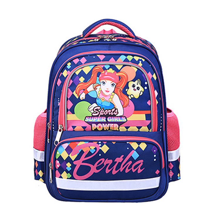 Osgoodway BSCI Factory Cartoon School Custom Backpack Multi Pockets Children Bag Kids Backpack