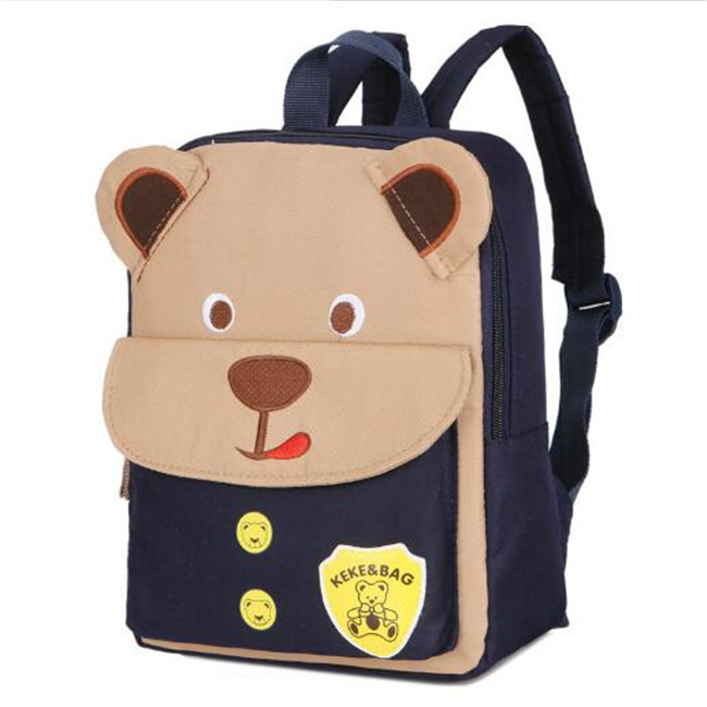 Osgoodway New Cute Backpack For Children Orthopedic Children's Backpacks Bear School Bag Cartoon Kids Bag School Bags