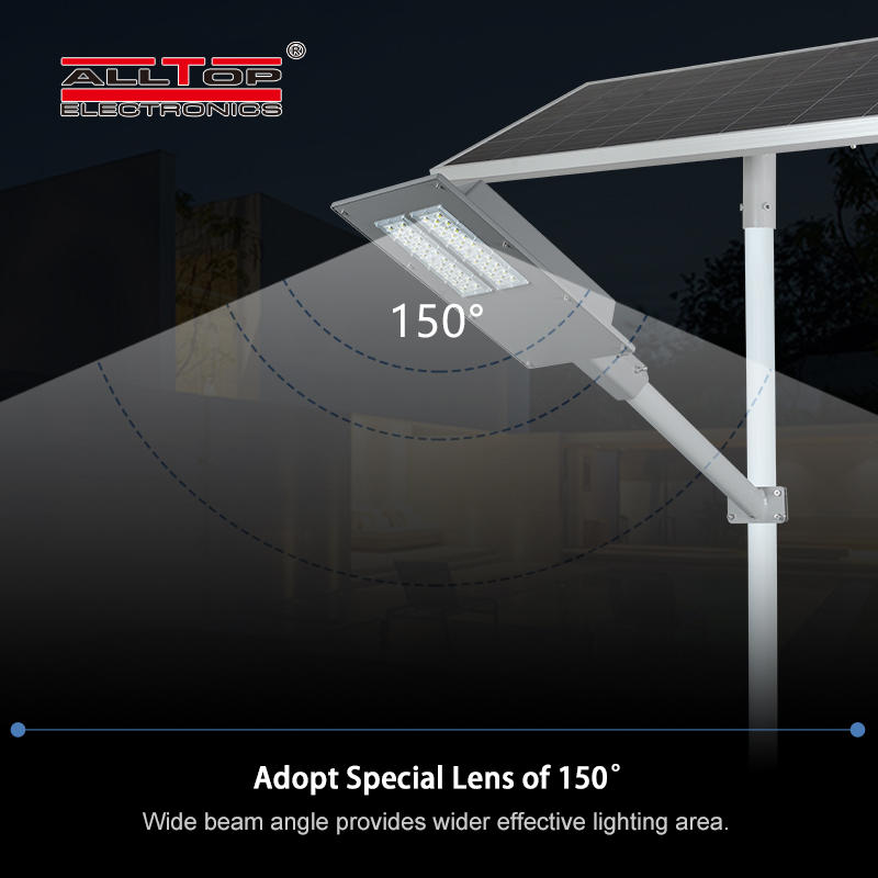 ALLTOP High brightness sensor ip65 waterproof outdoor 90w 180w led solar street light
