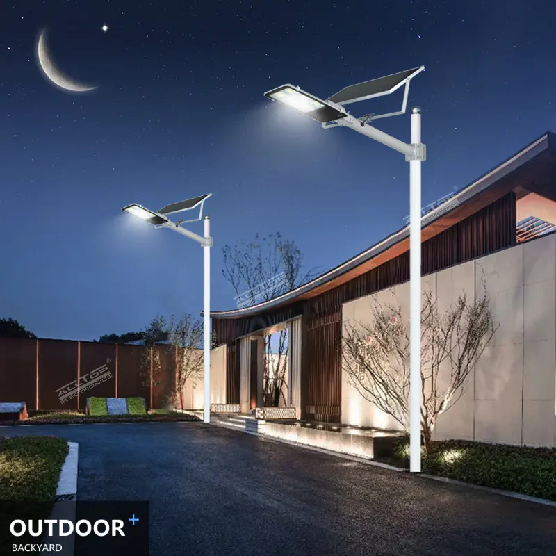ALLTOP High lumen Bridgelux smd IP65 waterproof outdoor 100w integrated solar led street light