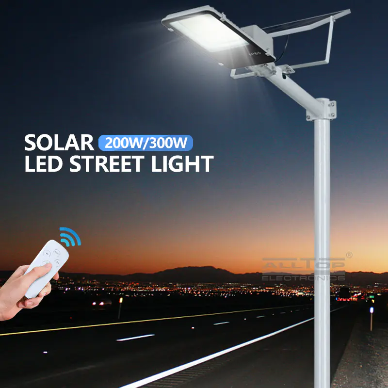 ALLTOP 3 years warranty high quality SMD bridgelux Outdoor IP65 300w solar led street lamp