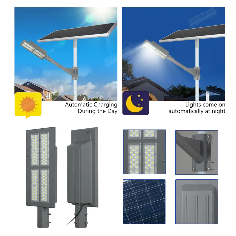 ALLTOP High power solar lighting outdoor ip65 smd 180w solar led street light