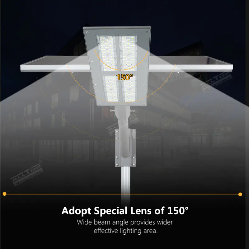 ALLTOP Super brightness waterproof road lighting ip65 smd 180w solar led street lamp