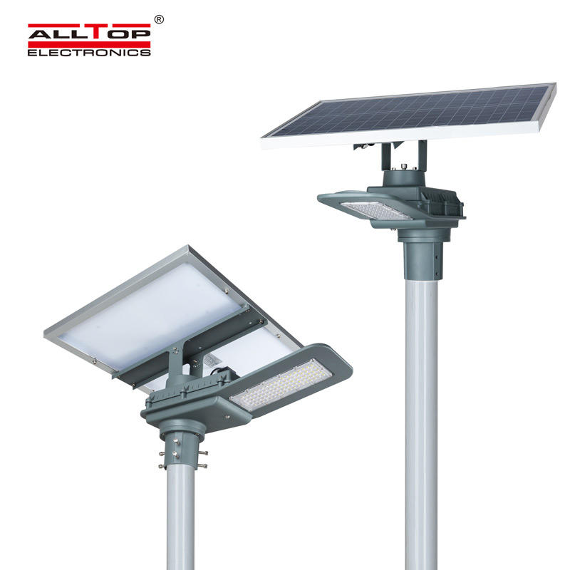ALLTOP Road lamp manufacturers ip65 aluminium housing 40w 90w solar led street light