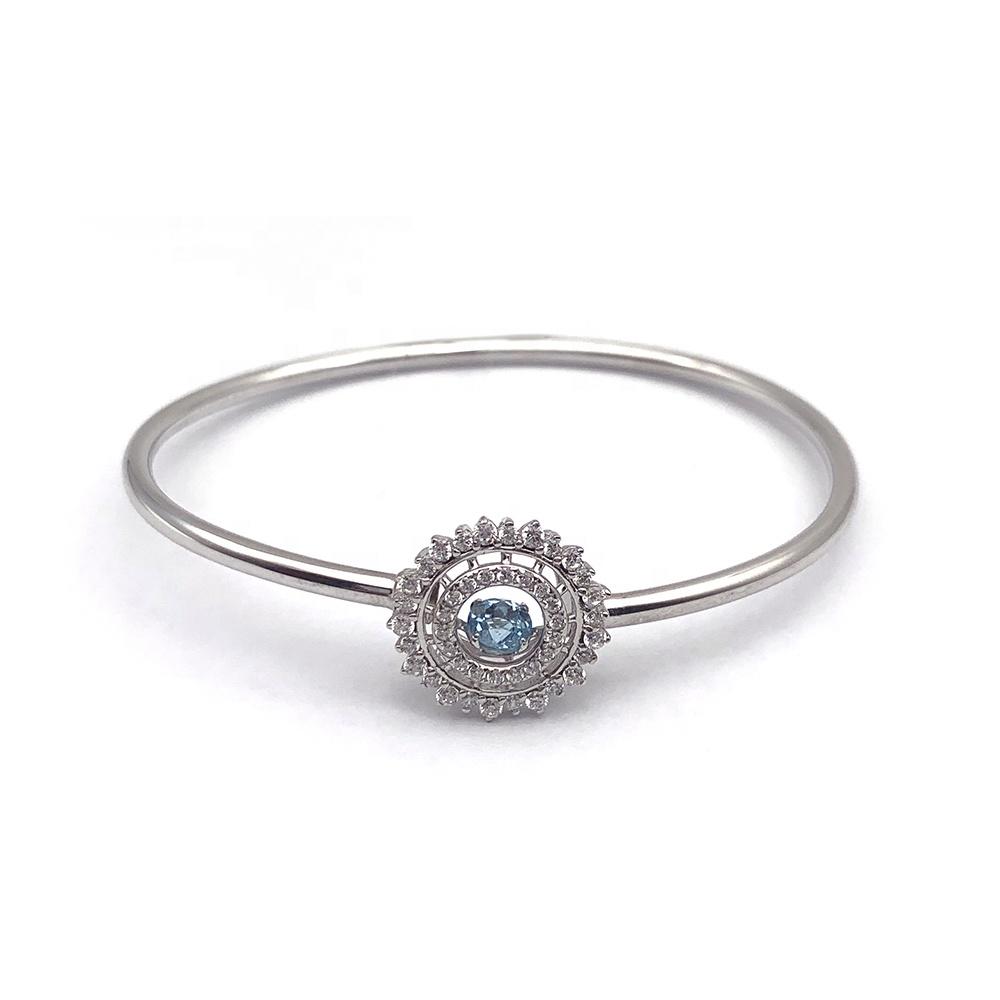 product-BEYALY-Characteristic Gemstone Silver Prom Jewelry Platinum Bracelet-img-2