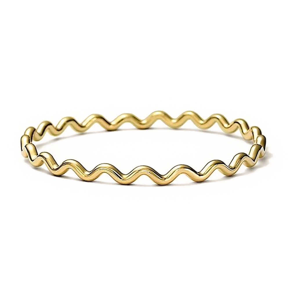 Geometric Design Simple Bracelet One Gram Gold Jewellery Dubai