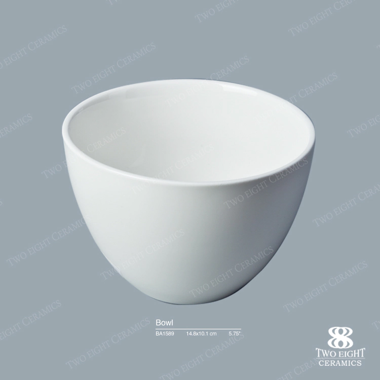 Wholesale products reasonable price instant noodle deep mixing round porcelain storage bowl