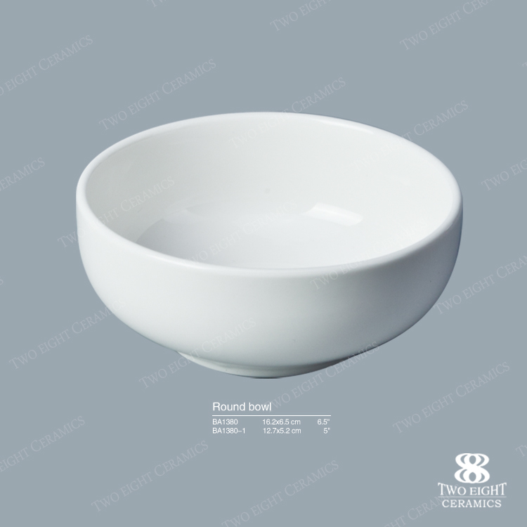 wholesale hotel restaurant banquet whitetableware rice bowl