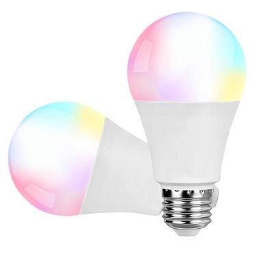 9W AC110 220V Smart WiFi Light Bulb E27 LED RGB+CCT 2700-6500k Color Changing Control by Alexa Google Tuya
