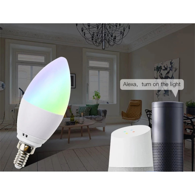 China manufacturer smart colorful led light bulb work with Amazon Alexa Google assistant dimmable bulbs for residence KTV