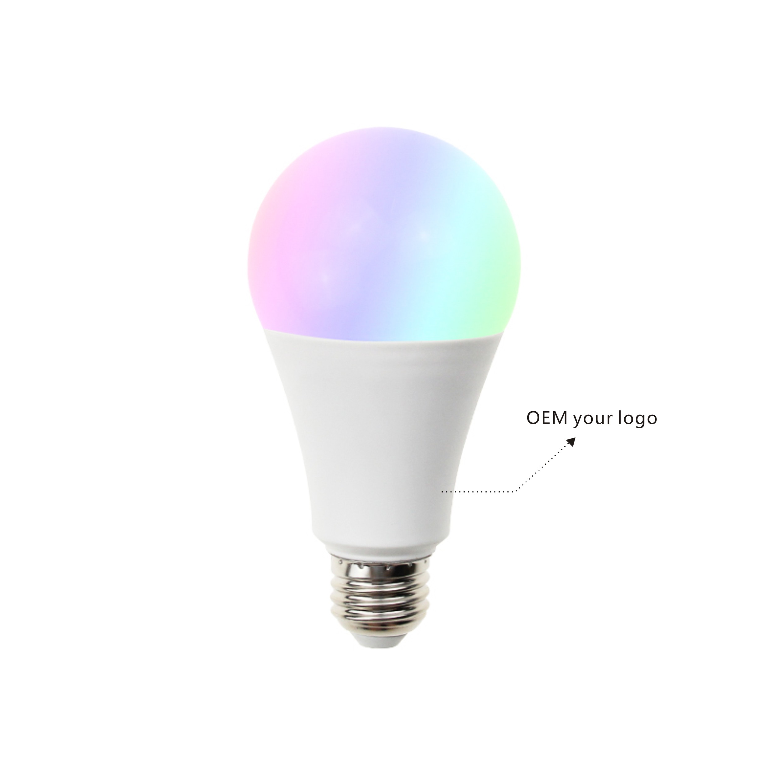 China supply most popular smart RGBCW LED bulb light lamp multi color light E27 7W 9W RGB LED bulb