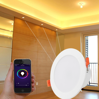 7w 9w LED Smart Light Source Smartphone Control LED spotlight Compatible With Google Home Alexa Smart Wifi LED Downlight