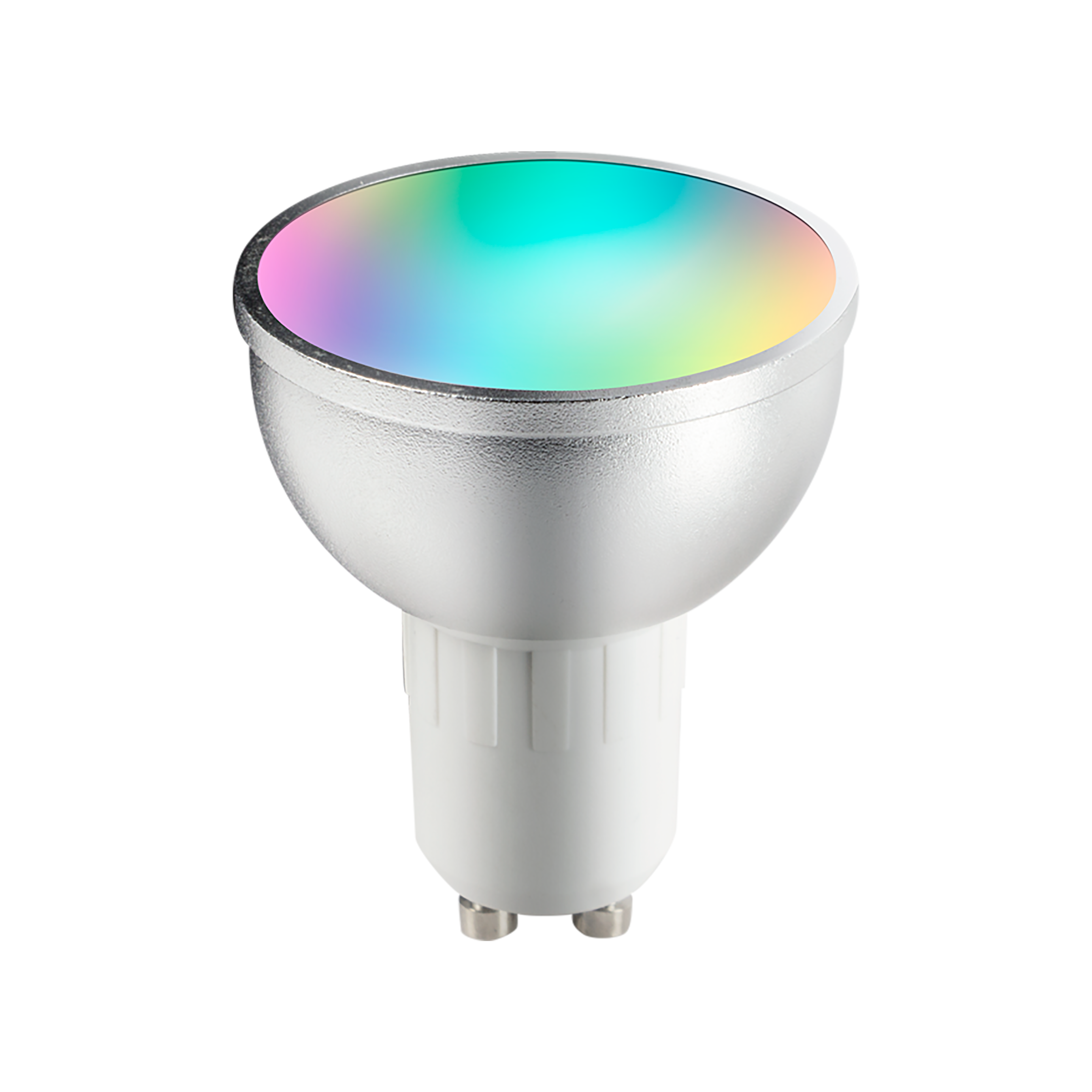 Unigreat APP Remote Control Dimmable Light Bulbs Work with Alexa/Google RGBW 5W Lamps GU10 WiFi Smart LED Bulbs