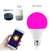 Energy Saving Smart Bulb Led Light 7W WiFi Smart Dimmable LED Light Bulb, Voice Control by Amazon Alexa Google Home IFTTT