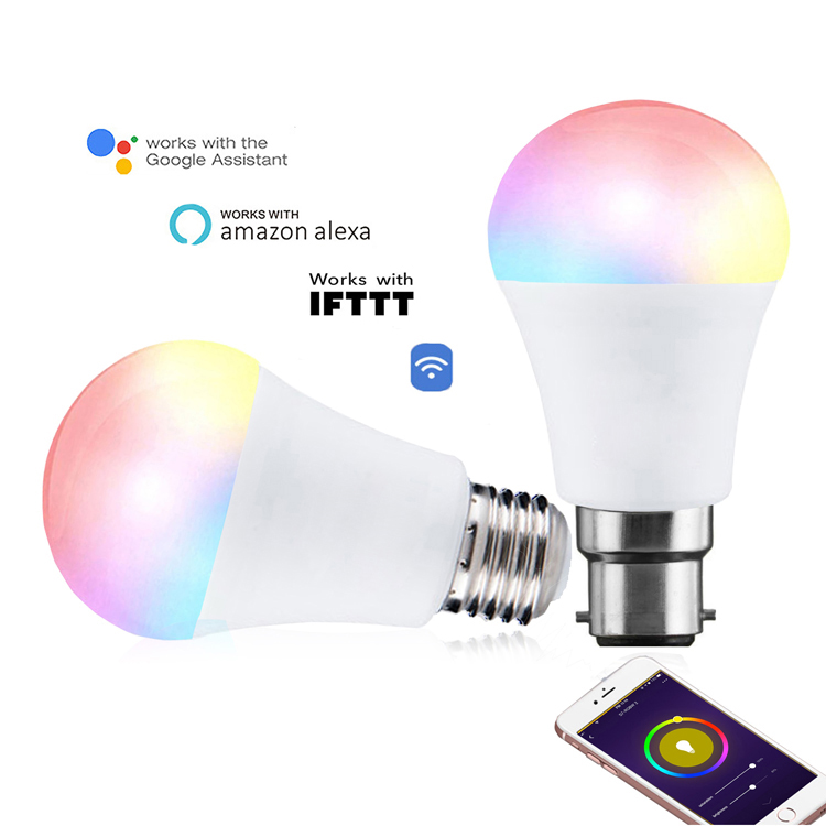 B22 9w 12w 15w smart led bulb change color smart light bulb led