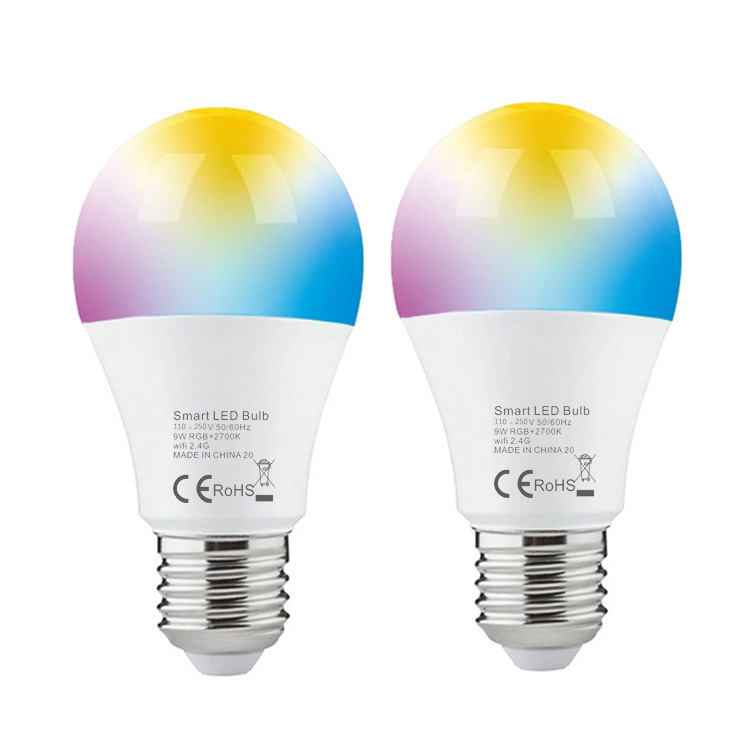 Led Energy Saving Light Bulb Lighting Phone Control Compatible With Alexa And Google Wifi Led Lamp for Smart Home