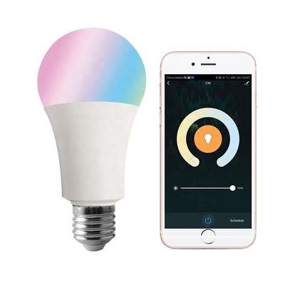 7w 9w Google Assistant Alexa RGB Multicolor WiFi Remote E26 E27 LED Smart Bulb Light