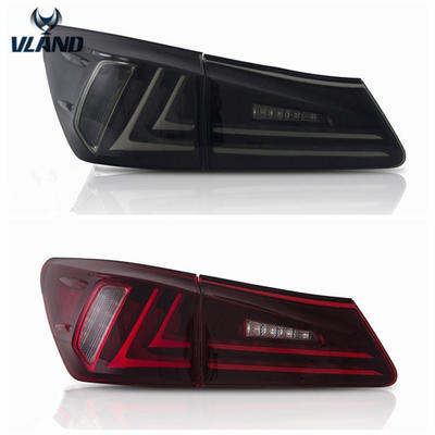VLAND factory accessories for auto Car Tail lamp for IS250 LED Taillight 2006-2012 for IS200DRL+REVERSE+BRAKE+FOG Tail light