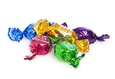 PVC/PET Plastic Twist Film for Candy wrapper