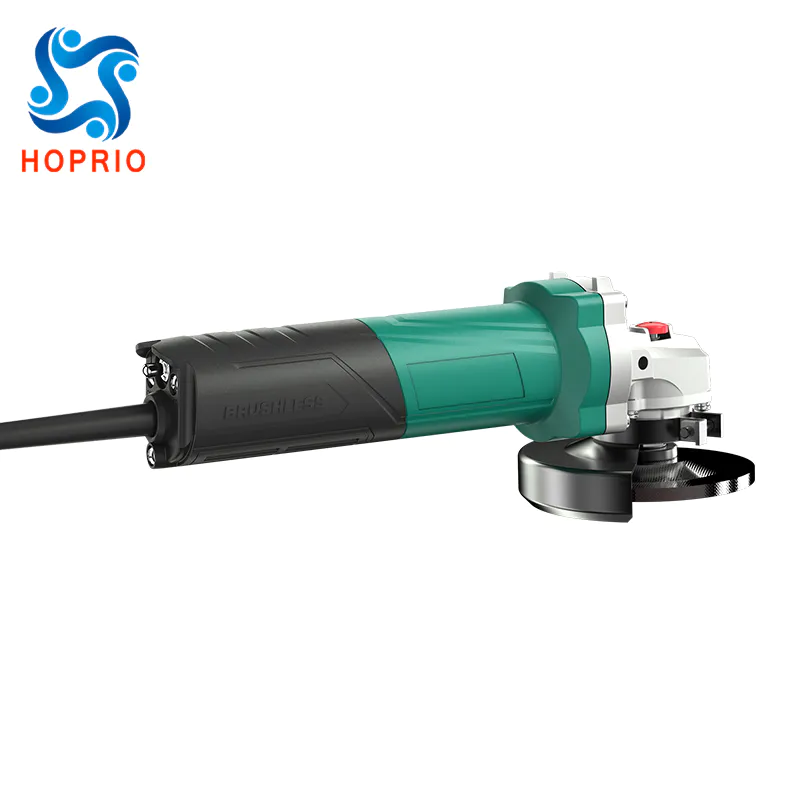 HOPRIO 4 inchS1M-100YE2reversiblebrushlessmetal angle grinderpower tools for grinding