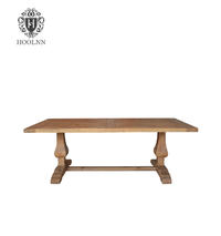 Salvaged Wood Trestle Table (Dining Table P236)