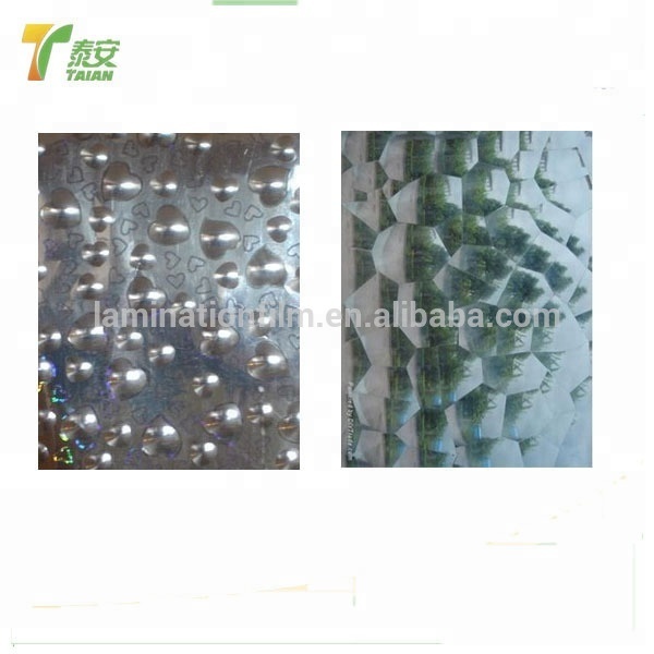 25 inches Transparent and Metalized 3D Lenticular BOPP Film