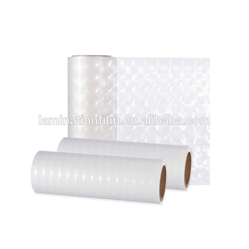 Factory Supplier Decoration 3D Transparent Film Thermal Laminating Roll Film With Photos