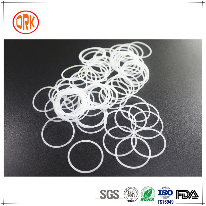 FDA Grade White Semitransparent Silicone O Ring Seals