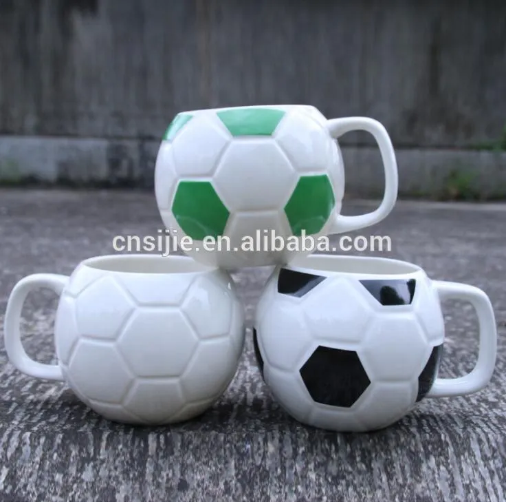 Europe custom football coffee mug for football fans collection mug