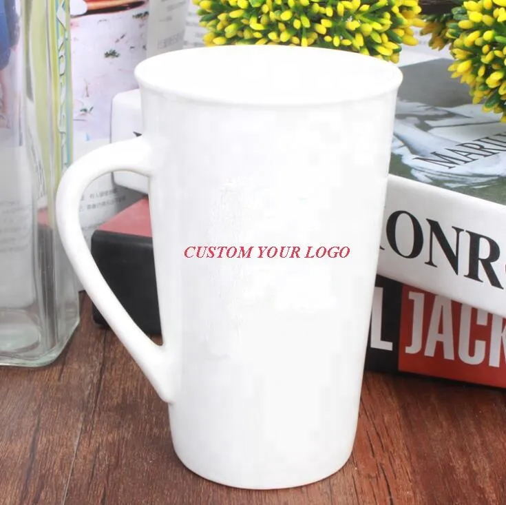 Custom logo size color Ceramic Mug Printed Coated Sublimation Coffee Mugs for wholesale