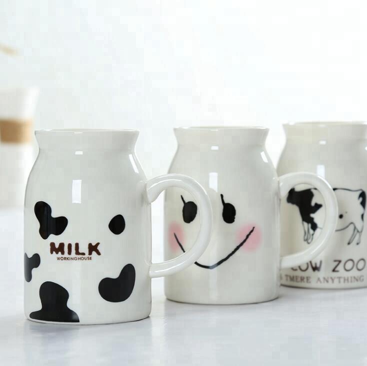 Creative Cartoon Ceramic Mugs Cute Animal Coffee Milk Tea Cup Novelty Mugs