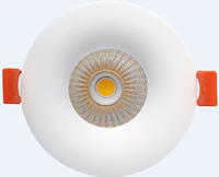 Trim interchangeable retrofit dimmable led recessed light 8w 10wcolour change