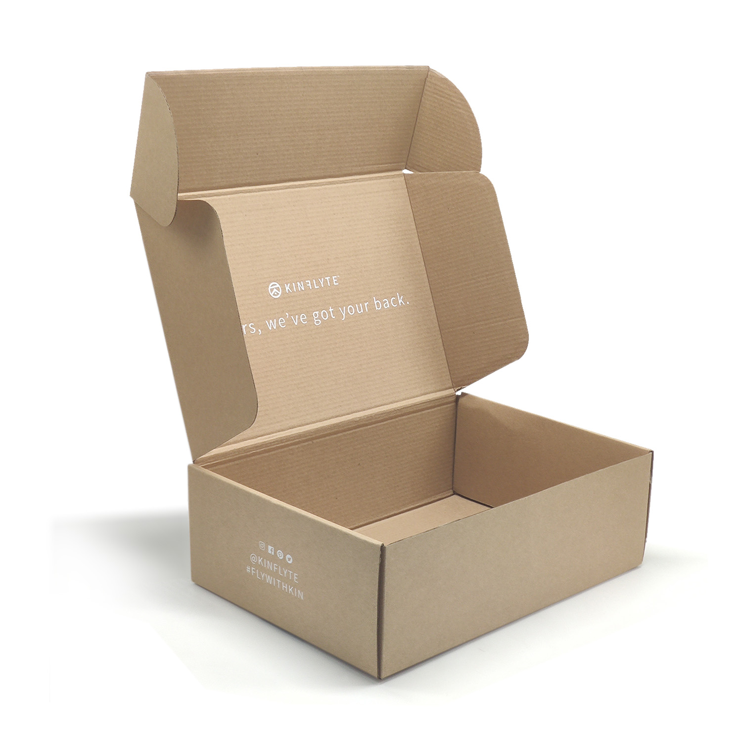 Black Carton Colored Boxes Cardboard Wholesale Foldable Kraft Shipper Paper Packaging Custom Clothing Corrugated Shipping Box
