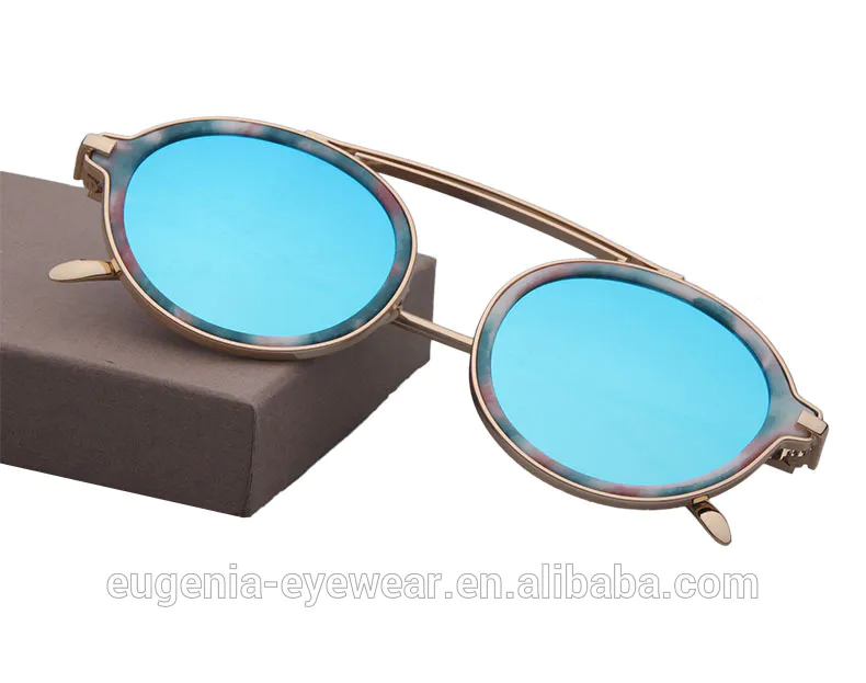 Factory wholesale 2020 promotional small round sunglasses for man or woman