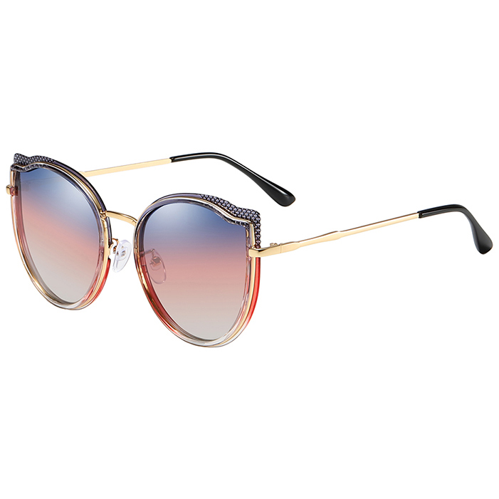 EugeniTrendy Mujeres Polarizadas Gafas de sol de gran tamaño Gato Gato EyePrivate Label Sunglasses Newest 2019