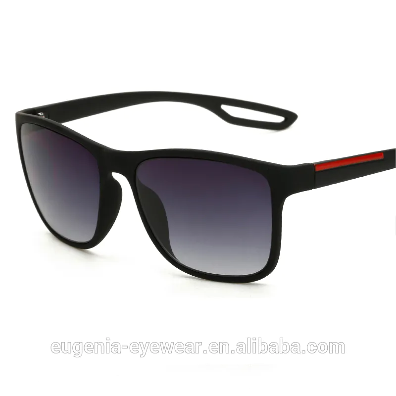 EUGENIA fashion men square frame polarized sunglasses with custom serves like color and logo
