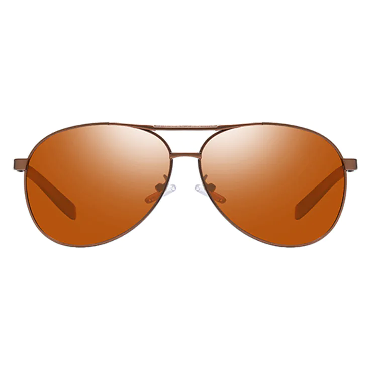 EUGENIAClassical Men Polarized Sun Glasses Custom Logo Aviation Sunglasses