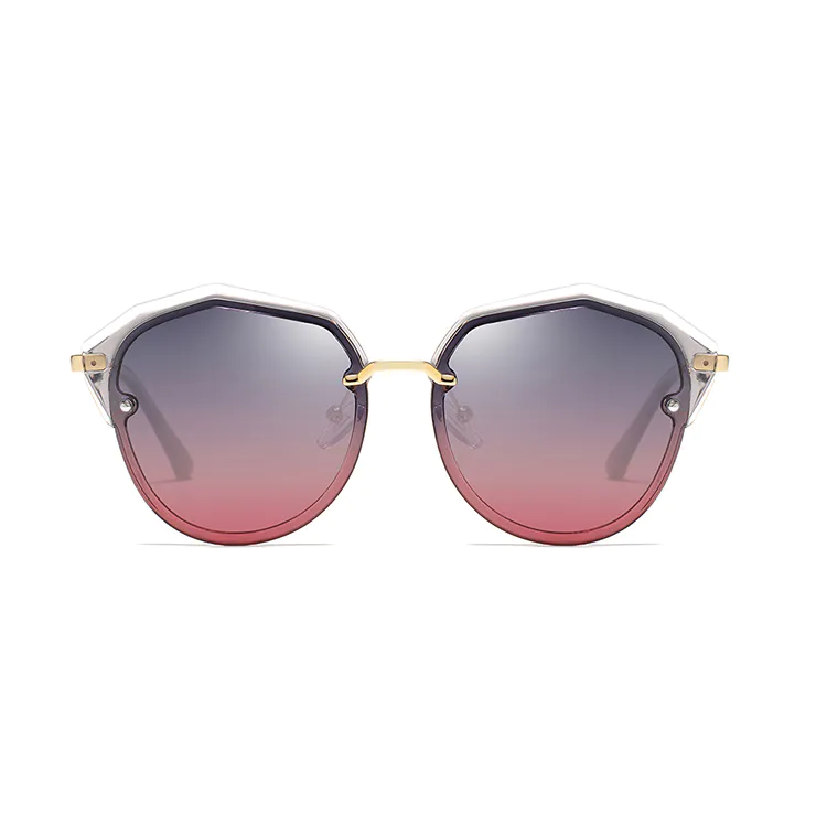 EUGENIA Wholesale Fashion Polarized Clear PC Frame Sunglasses Designer Sunglasses 2021