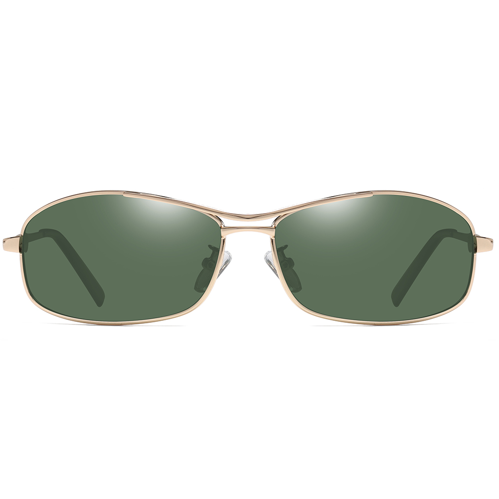 EUGENIA Fashion polarizes metal frame sun glasses metal sport sunglasses