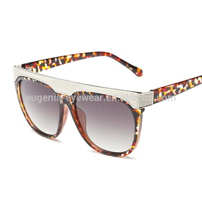 EUGENIA factory fashionable made in china sunglasses metal-frame square oversize oculos
