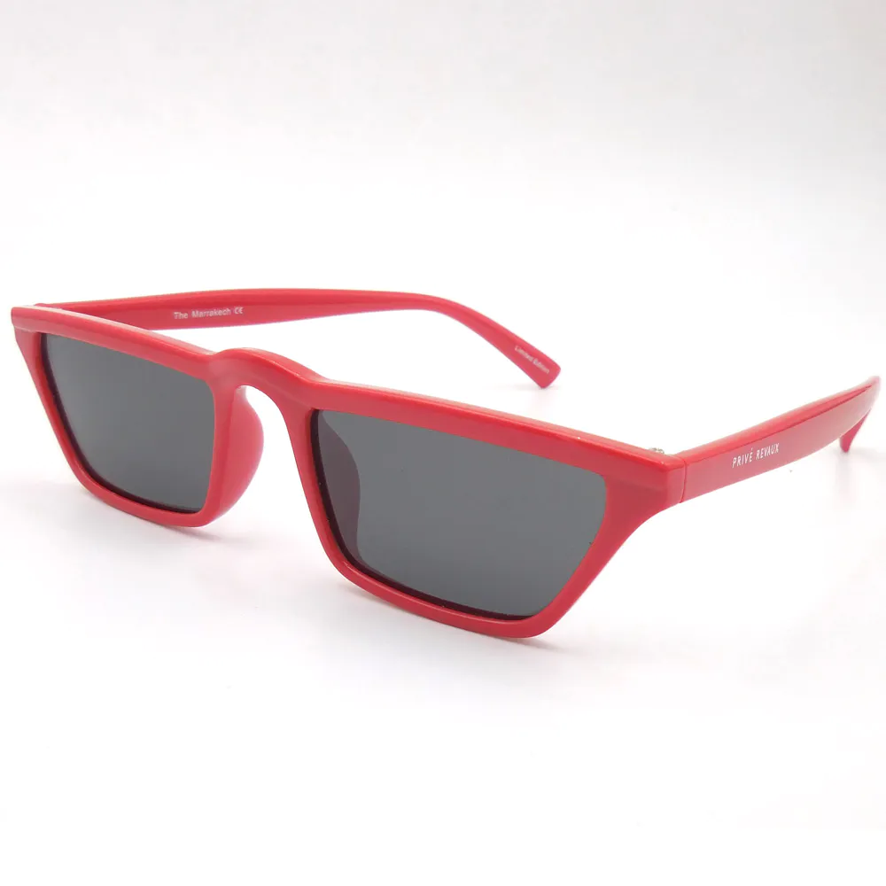 Top fashion colorful stylish plastic black retro sunglasses