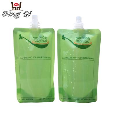 pva water soluble plastic standing bag with cap