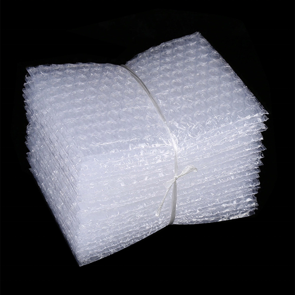 100% PLA Transparent Clear Biodegradable Plastic Air Bubble Packing Bag Compostable
