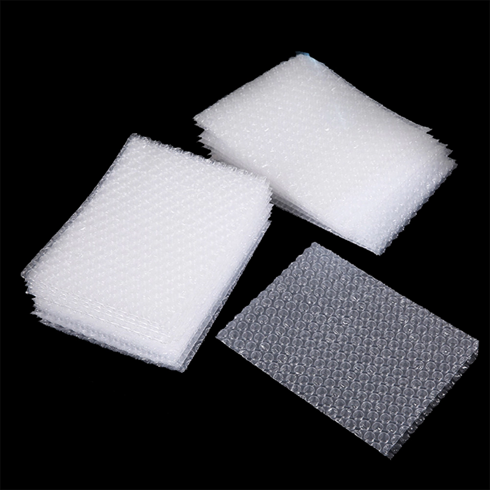 Custom clear plastic wrap pe pla air padded bubble shipping mailer bags
