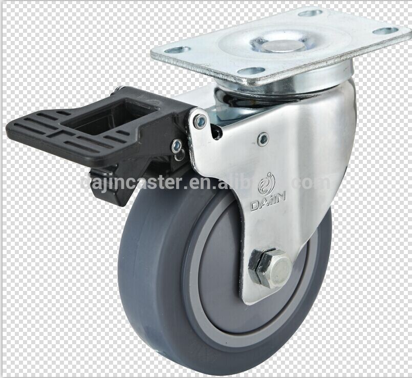 Durable retractable TPR Cart Casters