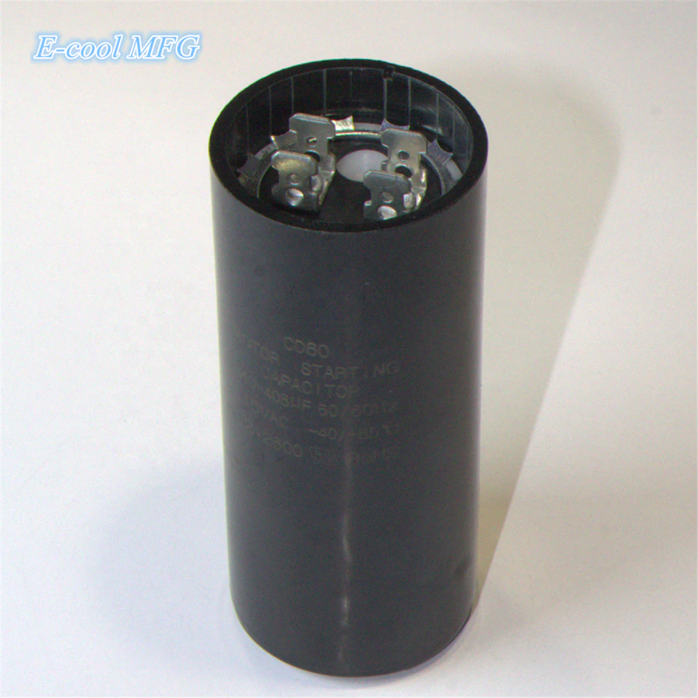 CD60 Black Cover Aluminum Electrolytic Capacitor