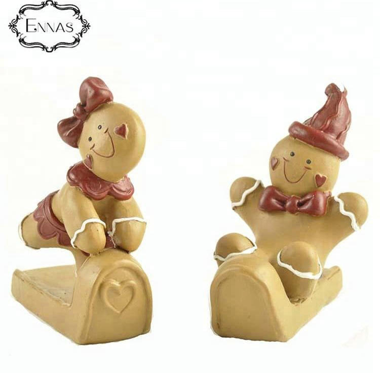 High Quality Factory gingerbread house handmade snowman and little man