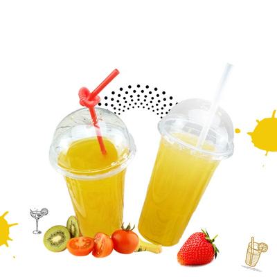 100% biodegradable cups PLA cups plant basedcompostable cups for cold drinking with customized sizes logo