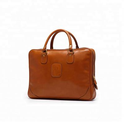 Vintage Style Men's 100% Genuine Leather Briefcase for man business Brand Designer Classic boys Laptop Bag large tote hand bag
