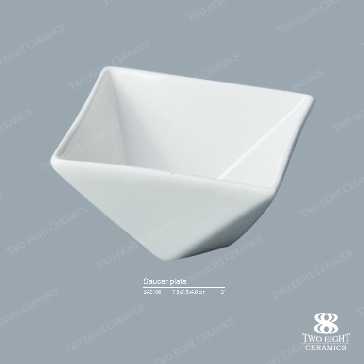 wholesale microwave and dishwasher safe dinnerware porcelain buffet sauce dish